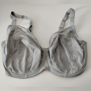 Understance Full Coverage Bra with Padded Straps and Underwire Size 38J Fog Gray